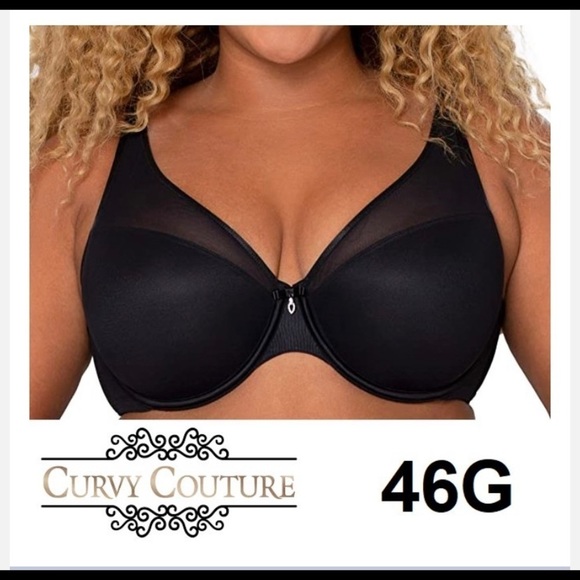 Curvy couture mesh T-shirt bra NWOT - Picture 1 of 3